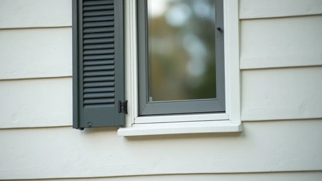 Close-up of Cape Cod house's exterior detail